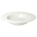 OFANTLIGT Deep plate, light grey, 24 cm
