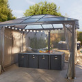 GoodHome Garden Gazebo Yallis 3 x 3.65 m