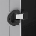 Outdoor/Workshop High Cabinet Multispace, black-grey