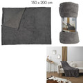 Blanket Throw Molleton 150x200cm, grey