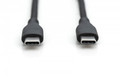 DIGITUS USB-C silicone connection cable, 0.5m, black