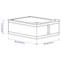SKUBB Storage case, white, 44x55x19 cm
