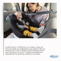 Graco 2in1 Convertible Car Seat Extend R129 Midnight 40-105cm / 0-4y