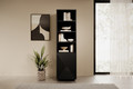 Shelving Unit Bookcase Asha 50cm, matt black