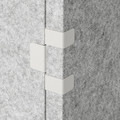 SIDORNA Partition wall, grey, 164x80x195 cm
