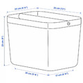 RISATORP Basket with compartments, 33x24x23 cm