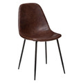 Designer Chair Vladi, brown
