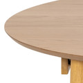 Extendable Wooden Dining Table Montreux, oak