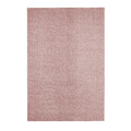 KNARDRUP Rug, low pile, pale pink, 133x195 cm