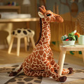 SANDLÖPARE Soft toy, giraffe/brown, 70 cm
