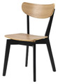 Dining Chair Roxby, natural/black