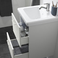 ENHET / TVÄLLEN Wash-stnd w drawers/wash-basin/tap, white, 44x43x65 cm