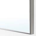 PAX / FARDAL/ÅHEIM Wardrobe combination, high-gloss white/mirror glass, 150x60x201 cm