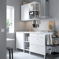 ENHET Kitchen, white, 183x63.5x222 cm