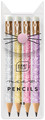 Mini Glitter Pencils HB 4-pack