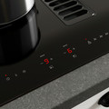 TÄCKNAN Ind hob/int extractor w recirc kit, IKEA 300/black