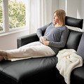 VIMLE 3-seat sofa, with chaise longue/Grann/Bomstad black