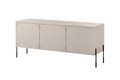 Three-Door TV Cabinet with Drawer Unit Sonatia 150, cashmere