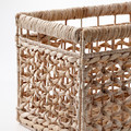 TÄTING Basket, water hyacinth/natural, 35x25x25 cm