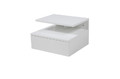 Bedside Table Nightstand Ashlan, white