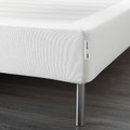 ESPEVÄR Slatted mattress base with legs, white, 180x200 cm