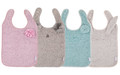 Bo Jungle B-Bib Ecological Rabbit Grey