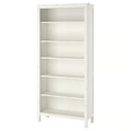 HEMNES Bookcase, white stain, 90x197 cm
