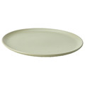 MOSSMAL Plate, dot pattern/light green, 22 cm