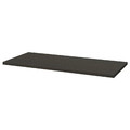 LAGKAPTEN / SPÄND Desk, black-brown/black, 140x60 cm