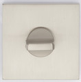 Gamet Door Escutcheon, square, brushed nickel