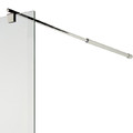 Cooke & Lewis Shower Walk-in Panel 120cm, chrome/transparent