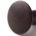 VINNÄSET Knob, brown, 37 mm, 2 pack