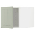 METOD Top cabinet, white/Stensund light green, 40x40 cm