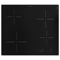 VILSTA Induction hob, IKEA 300 black, 59 cm