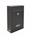 Basic Wall-Mount Letterbox, Black, 215x320x85mm