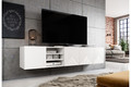 Wall-mounted TV Cabinet Asha 200 cm, matt white