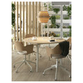 DYKARKLOCKA / HAVSDJUP Pendant lamp, white stained oak veneer/white, 40 cm