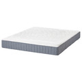 NORDLI Bed frame with storage and mattress, white/Valevåg medium firm, 160x200 cm