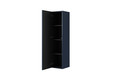 Bathroom Wall-mounted High Cabinet MDF Nicole 140cm, dark blue