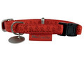 Zolux Dog Collar Mac Leather 10mm, red