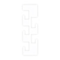 Wall Hanger Zip, white