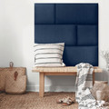 Upholstered Wall Panel Rectangle Stegu Mollis 60x30cm, dark blue
