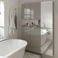 Bathroom Mirrored Wall Cabinet GoodHome Imandra 40x90x15cm