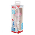 NUK First Choice Plus Baby Bottle with Temperature Control 300ml 6-18m, pink