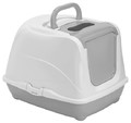 Cat Litter Toilet Flip with Filter, beige