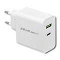 Qoltec Wall Charger 42W 5-20V, 2.4-3A, USB C EU Plug