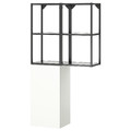 ENHET Storage combination, anthracite/white, 80x32x150 cm