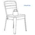 SKOGSTA / RAMSNÄS Table and 4 chairs, acacia black/anthracite Vissle dark grey, 120 cm