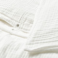 SCHERSMIN Duvet cover and pillowcase, white, 150x200/50x60 cm
