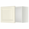METOD Wall cabinet, white/Bodbyn off-white, 60x40 cm
